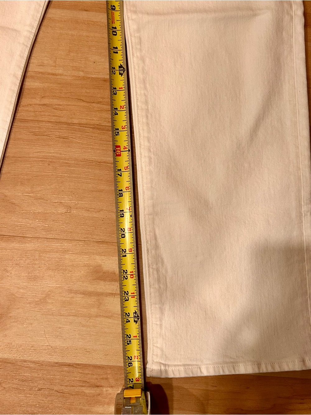 ๐ NWT Madewell Tile White The Petite '90s Straight Jean Size 29P - Picture 14 of 16